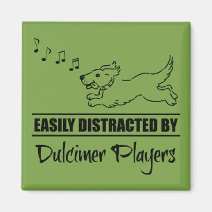 Imán Jugadores de Dulcimer Distraban fácilmente a perro