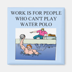 Imán jugadores de polo del agua