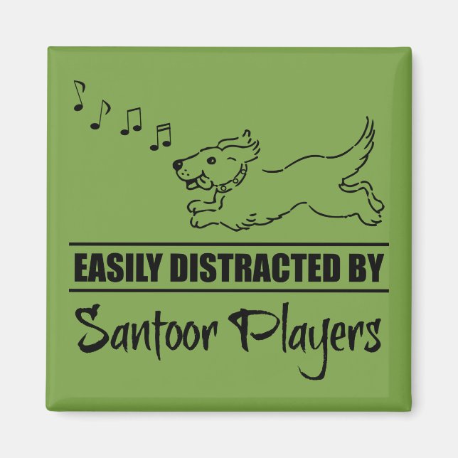 Imán Jugadores de Santoor distran fácilmente a perro en (Frente)