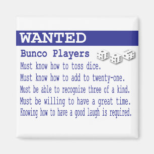 Imán jugadores queridos del bunco