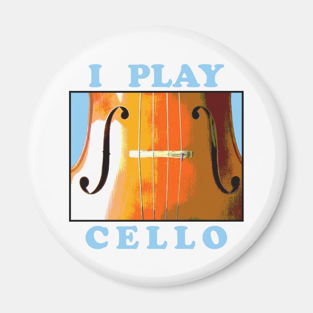 Imán Jugar a Cello (Frente)