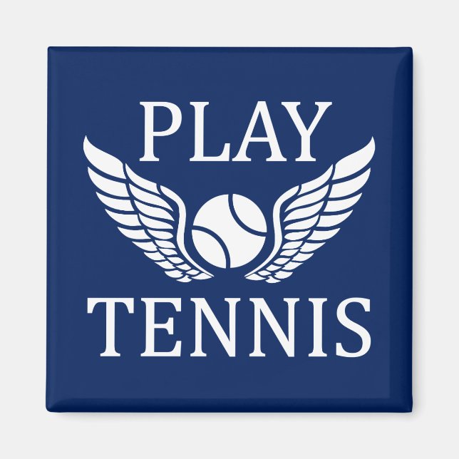 Imán Jugar al tenis (Frente)