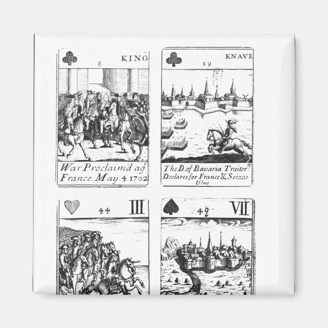 Imán Jugar tarjetas conmemorativas (Frente)