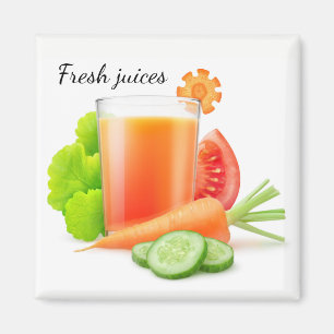 Imán Jugos vegetales