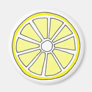 Imán Jugoso Cítrico De Limón Amarillo