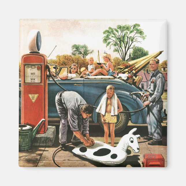 Imán Juguete de playa inflable (Frente)