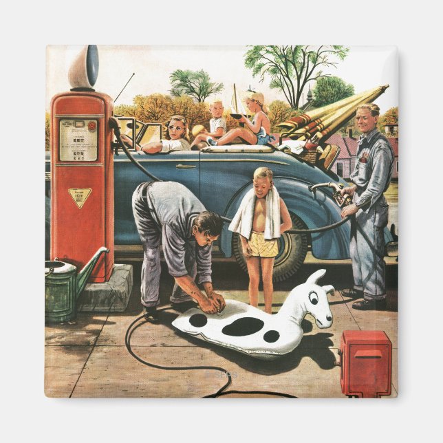 Imán Juguete de playa inflable (Frente)