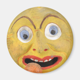 Imán Juguete sucio pintado extraño del cartón piedra