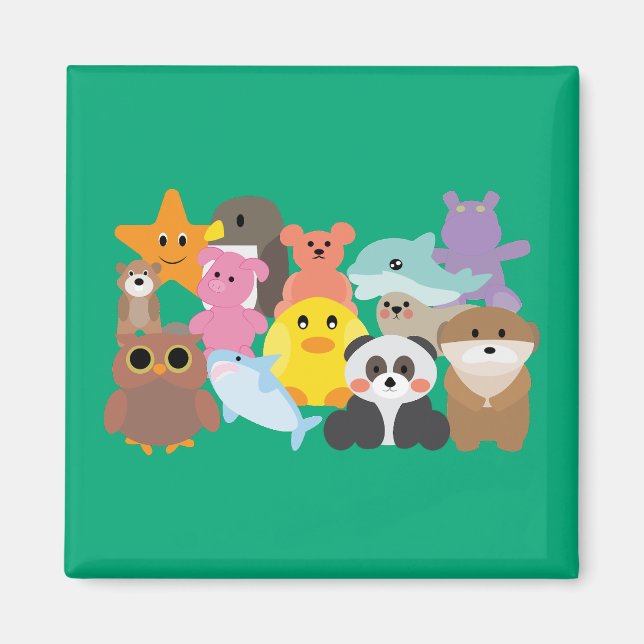 Imán Juguetes de Peluche  (Frente)