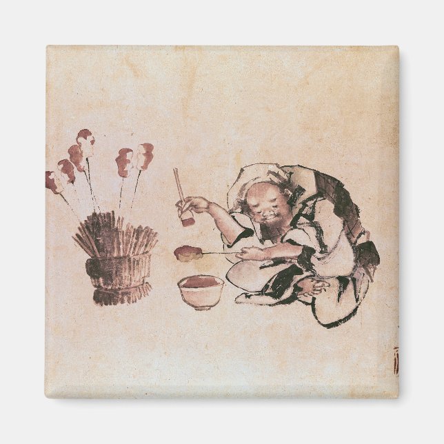 Imán Juguetes de pintura de artesanos (Frente)