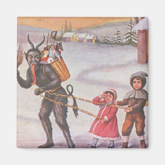 Imán Juguetes y niños robados en Krampus (Frente)