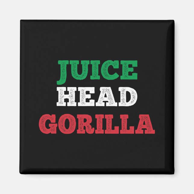 Imán Juicehead Gorilla New Jersey Garden Nj Shore Itali (Frente)