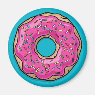 Imán Juicy Delicious Pink Sprinked Donut