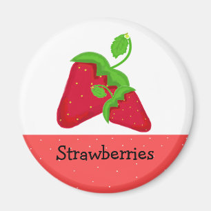 Imán Juicy Red Strawberries