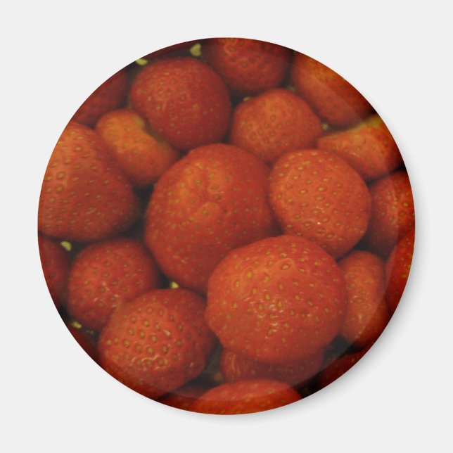 Imán Juicy Strawberries Magnet (Frente)