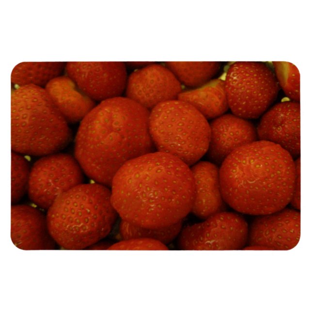 Imán Juicy Strawberries Premium Magnet (Horizontal)