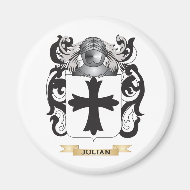 Imán Julián Escudo de Armas (escudo familiar) (Frente)