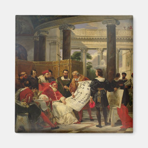 Imán Julius II ordenando Bramante