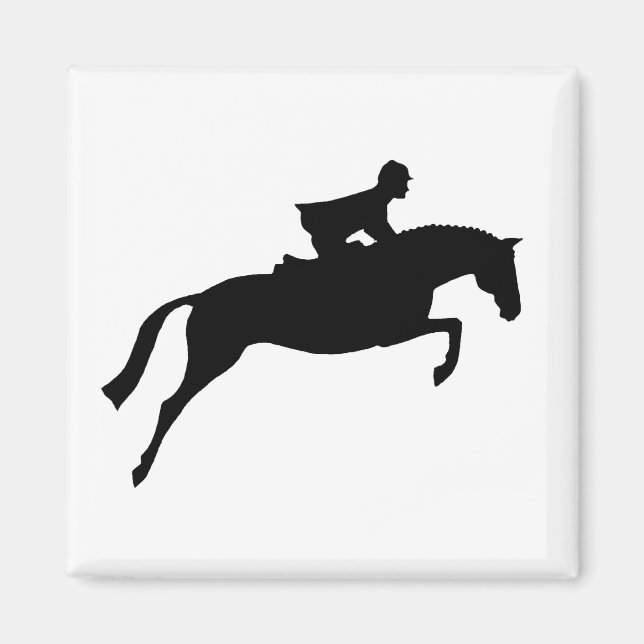 Imán Jumper Horse Silhouette (Frente)