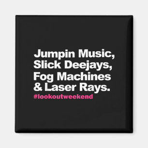 Imán Jumpin Music Slick Deejays Máquinas De Niebla Y Lá