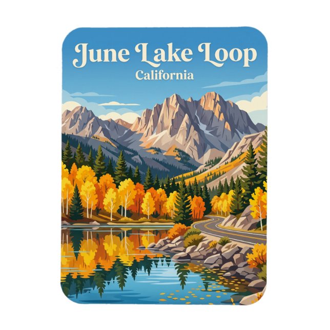 Imán June Lake Loop EE. UU. (Vertical)