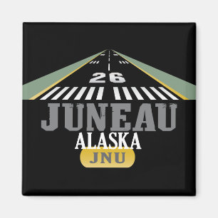 Imán Juneau Alaska - pista del aeropuerto