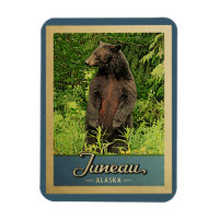 Juneau Alaska Vintage Travel Bear