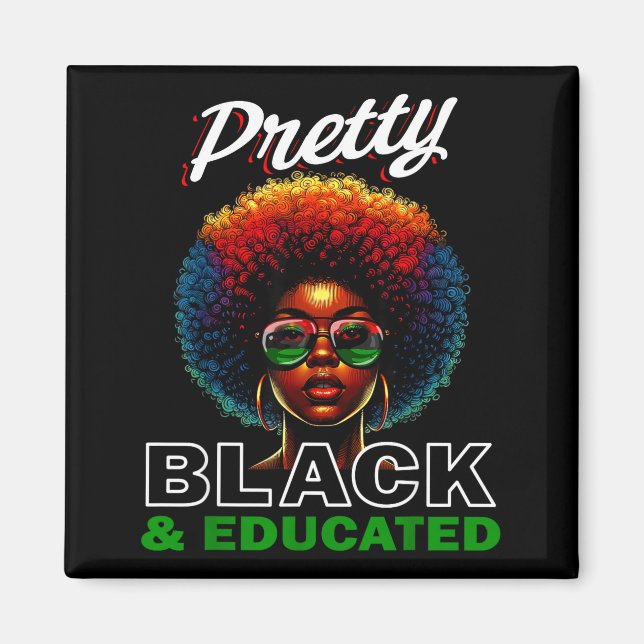 Imán Juneteenth shirts women black history black (Frente)