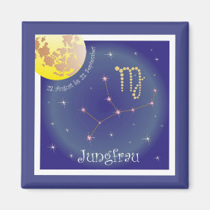 Imán Jungfrau 23. Agosto bis 23. Septiembre Magnet