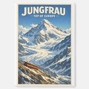 Imán Jungfrau, Suiza, en un clásico estilo retro