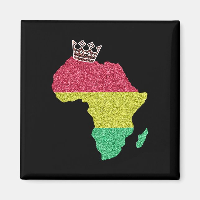 Imán Junio de 1865 Historia negra afroamericana 1 (Frente)