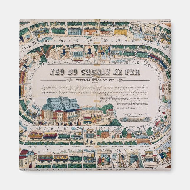 Imán Junta para un juego ferroviario, 1850 (Frente)