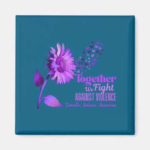 Imán Juntos luchamos contra la conciencia de la violenc