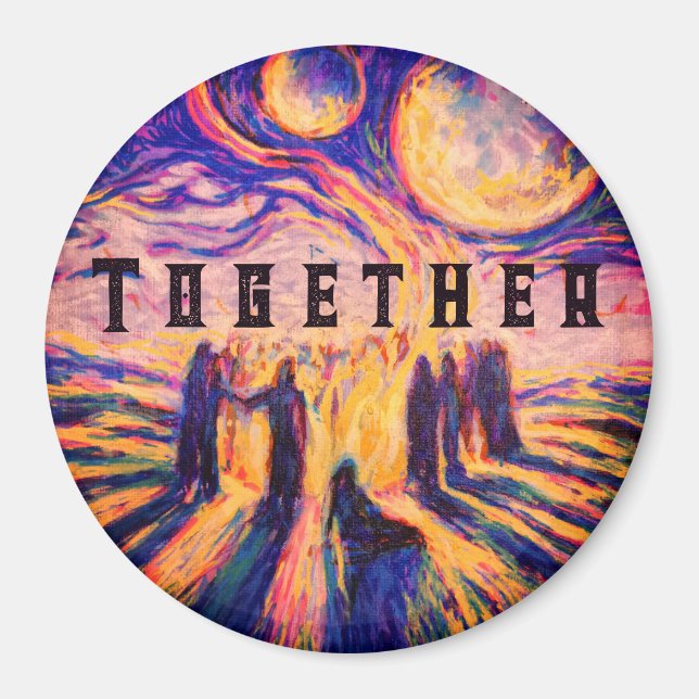 Imán Juntos por el fuego Mystical (Frente)