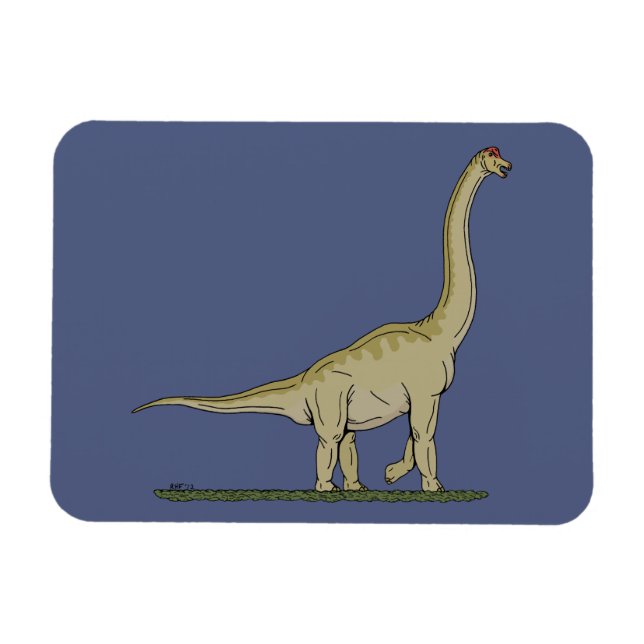 Imán Jurásico Dinosaurio Brachiosauro (Horizontal)