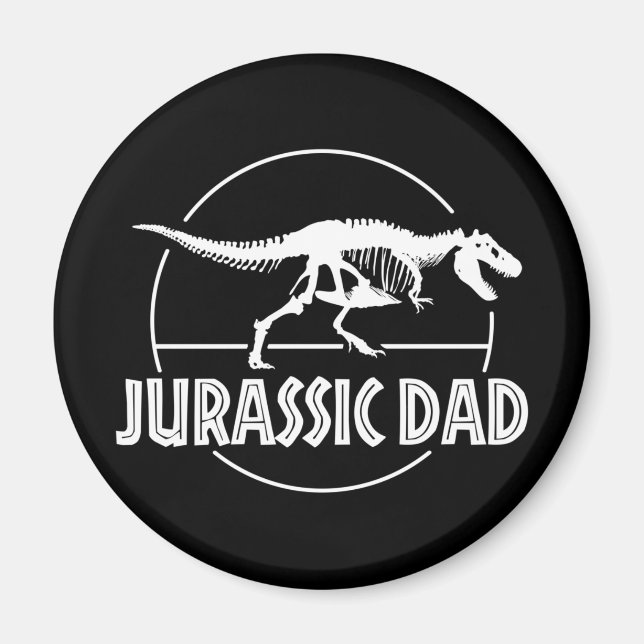 Imán Jurásico Dinosaurio Dad (Frente)