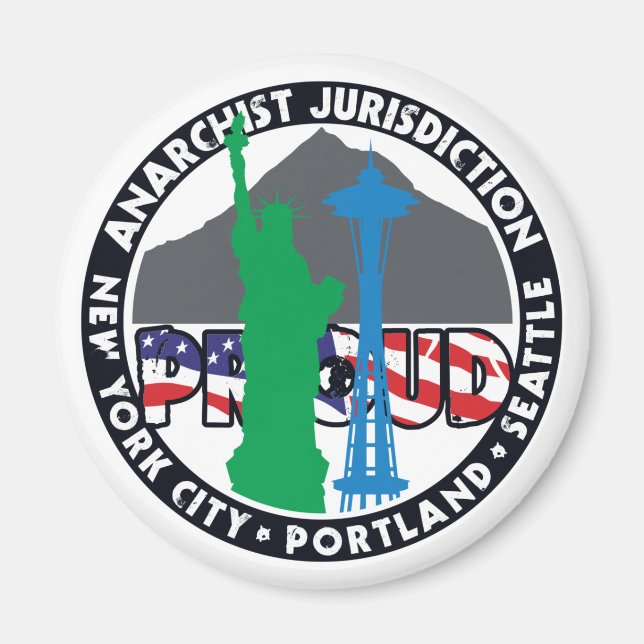 Imán Jurisdicción anarquista orgullosa (Frente)