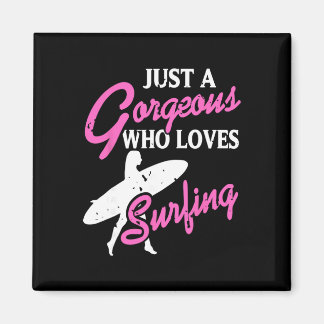 Imán Just A Gorgeous Who Loves Surfing Ocean Lifestyle