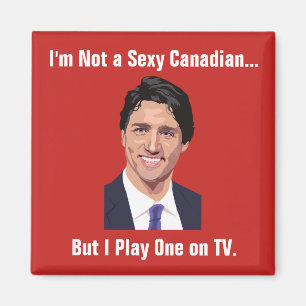 Imán Justin divertido Trudeau