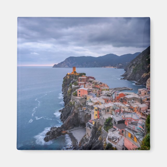 Imán Justo después del atardecer | Vernazza, Cinque Ter (Frente)