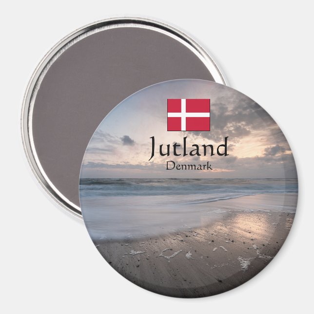 Imán Jutland Dinamarca (Anverso/Reverso)