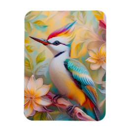Imán Juvenil Rainbow Woodpecefer Fantasy Bird