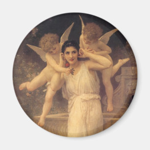 Imán Juventud de Bouguereau, retrato de los Ángeles vic
