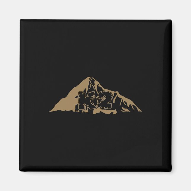 Imán K2 - Camiseta de escalada en roca Everest para esc (Frente)