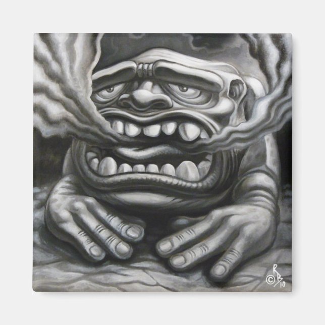 Imán Kaiju exhausto (Frente)