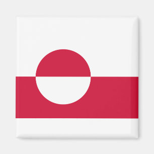 Imán Kalaallit Nunaat - Grønland - bandera de Groenland