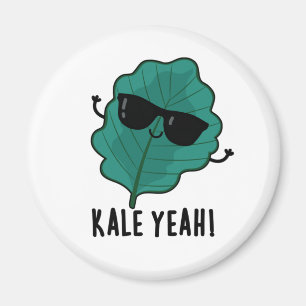 Imán Kale Yeah Funny Veggie Pun