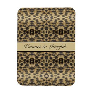 Imán KaleidoCheetah, personalizado