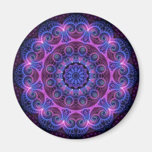 Imán Kaleidoscope Apofisis Mandala Corazones