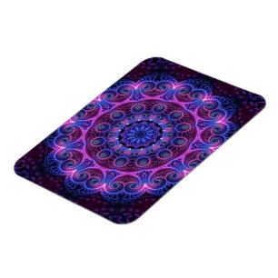 Imán Kaleidoscope Apofisis Mandala Corazones